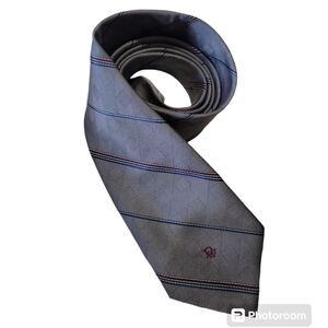 Vintage Christian Dior striped necktie